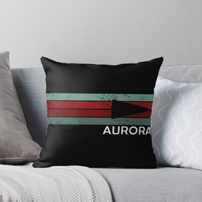 Aurora Retro Battlestar Galactica Throw Pillow